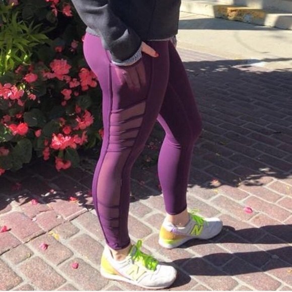 Lululemon Wild And Free Purple Tights - Picture 4 of 16